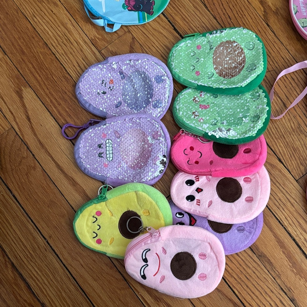Colorful Kids Sequin Pouches